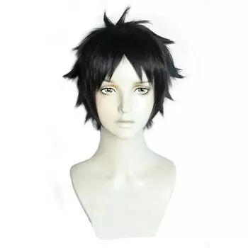 Термостойкий парик для косплея Second Castle Akaashi Keiji, парик для косплея Party Disguise, 3 бонуса, в том числе эксклюзивная шпилька и блокнот + сетка,