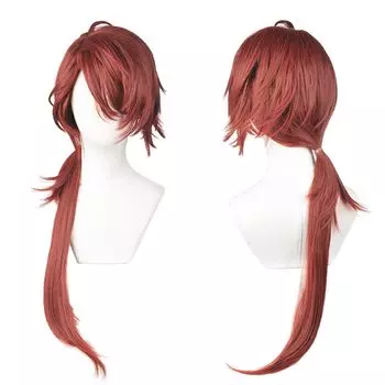 Термостойкий парик для косплея Second Castle Cain Party Disguise, парик для косплея, 3 бонуса, в комплект входят эксклюзивная шпилька и блокнот + сетка,