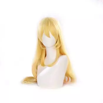 Термостойкий парик для косплея Second Castle Hoshimiya Ichigo, парик для косплея Party Masguise, 3 бонуса, в том числе эксклюзивная шпилька и блокнот + сетка, жёлтый