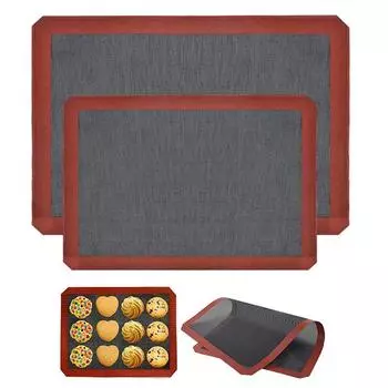 Термостойкий силиконовый коврик для духовки, коврик для выпечки печенья/хлеба//бисквита/слойки/эклера перфорированный силиконовый антипригарный коврик инструмент
