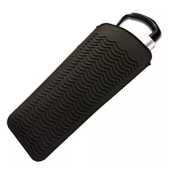 Термостойкий силиконовый коврик Resmon для укладки волос, инструмент для завивки волос, плоский, высота, ширина, пищевой, черный чехол, утюжок, выпрямитель, 28,5 см и