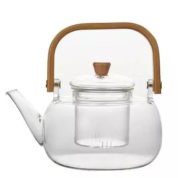 Термостойкий стеклянный чайник с заварочным устройством из нержавеющей стали, контейнер с подогревом, чайник, хороший прозрачный чайник, квадратные корзины с фильтром