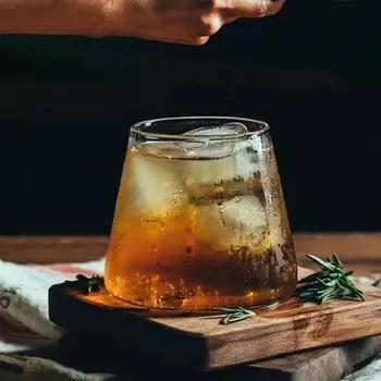 Термостойкое презентационное стекло и стакан для сока в японском стиле, стеклянная чашка Fuji Mountain, 350 мл, коническая чашка 1