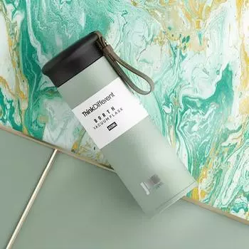 Термосы из нержавеющей стали для автомобиля, кружка для кофе, термос с двойными стенками, изолированная бутылка для воды, дорожный чайник для питья 280/450 мл 301-400ml