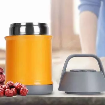 Термосы Подарок на день рождения Домашний офис Термос для супа Термос для еды Ланч-бокс Термокружка белый