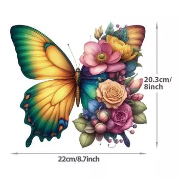 Термотрансферная наклейка Красивый дизайн бабочки Термоаппликация для ткани Термотрансферная виниловая наклейка DIY Индивидуальный декор для одежды