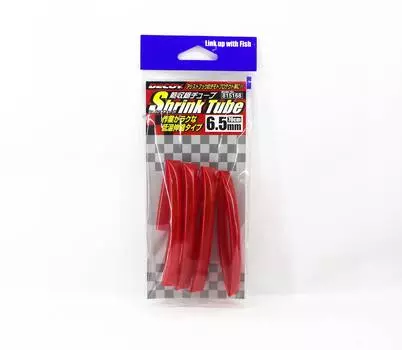 Термоусадочная трубка Decoy T-3 красная размер 6,5 мм (5168)