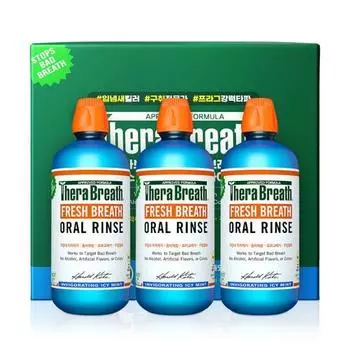 Terra Breath Ополаскиватель для полости рта Ледяная мята Подарок Тройной план (1л х3)