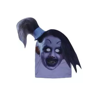 Terrifier Cosplay Costumes Polyester Fabric Halloween Themed Supplies Events Girl Headgear