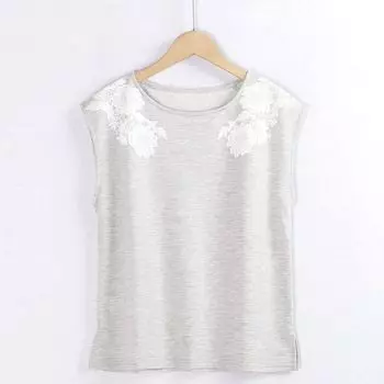 Terry Casual Fish Clearance Order Sleeveless Shirt Gray One size