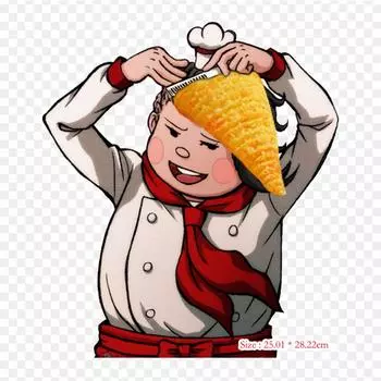 Teru Teru Hanamura Danganronpa 2 Goodbye Despair Fuyuhiko Kuzu наклейка с принтом на одежде DIY термонаклейки для футболок патч утюг на переносе патч