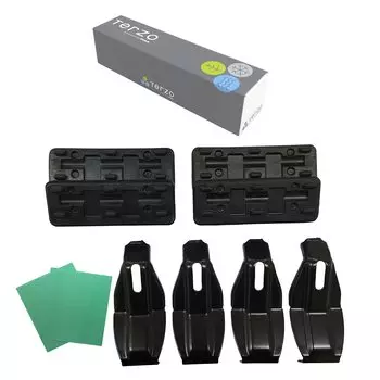 Terzo Roof Carrier Set of for Suzuki XBEE EH431 (by PIAA) Carrier/Base Holder, 4, Black, MN71S, чёрный