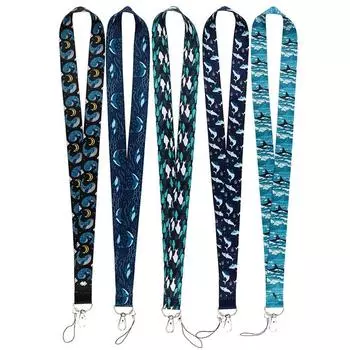 Тесьма Лента Морской зверь Телефонный шнурок Ремешок в виде кита Акула Ремешок для мобильного телефона Веревка для подвешивания телефона C