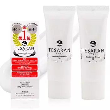 TESARAN крем от пота на руках унисекс 25 г, квазилекарственный, лечебный, антиперспирант, без добавок, для детей,