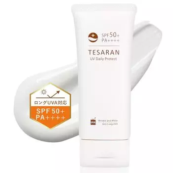 TESARAN UV Daily Protection Лечебный солнцезащитный крем для лица Основа под макияж 60 г Улучшение морщин Осветляющий эффект Водостойкий Не содержит УФ-поглотителя