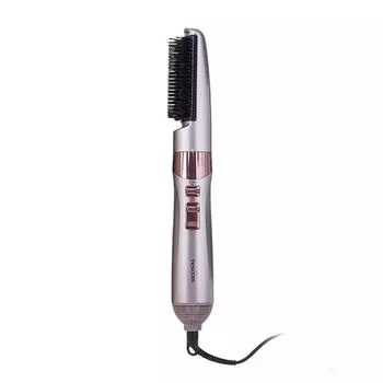 TESCOM Hair Curl Negative Brush Easy Genuine Dryer, Фен, Ион, Легкий, 26,5 мм, В комплекте, Вилка, Бронзовый, TC530A-N