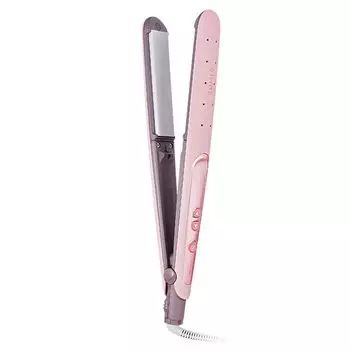 Tescom Hair Negative совместим с утюжком для волос Easy Melty Pink с автоматической регулировкой температуры, ионизацией, 26 мм, Overseas, регулировкой/блокировкой/памятью, выключением, блокировкой открытия/закрытия, вилкой,