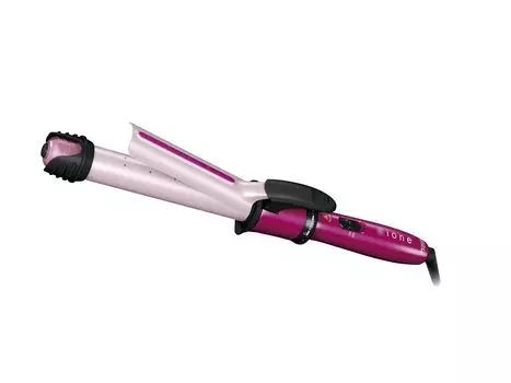 Tescom ione отрицательные ионы паровой утюжок для волос 26 мм розовый IPM1626-P