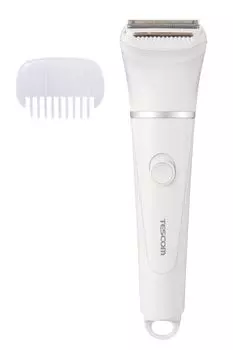 Tescom Ladies Shaver Бритва Моющаяся Водонепроницаемая IPX7 Может использоваться за рубежом Тонкая V-образная линия Белая TT263A-W
