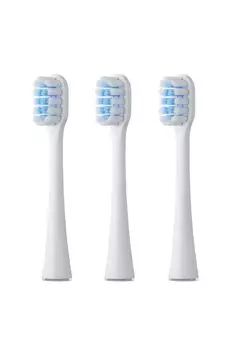 Tescom Сменная щетка электрическая зубная щетка Glight Сменная щетка TDC30A Набор из 3 штук Белый (для серии) TDC3N-W