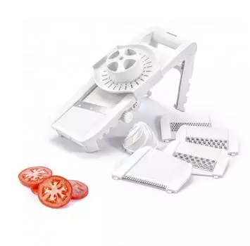 TESCOMA Handy long white - многофункциональная пластиковая ручная терка