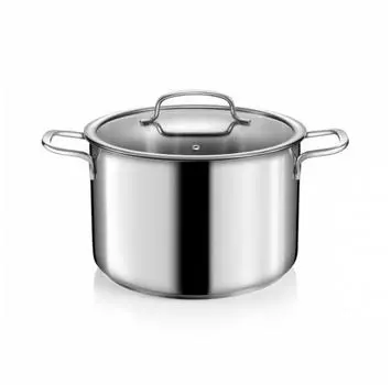 TESCOMA Optima 7 л - кастрюля из нержавеющей стали с крышкой