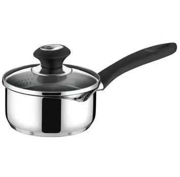 TESCOMA Presto 1,25 л - стальная кастрюля с носиком и крышкой