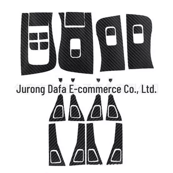 Tesla Model 3 Наклейка на панель стеклоподъемника из углеродного волокна OEM