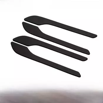 Tesla Model 3 Новая версия Наклейка и украшение на дверную ручку из углеродного волокна ABS matte чёрный