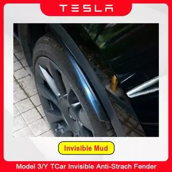 Tesla Model 3 Y, крылья, невидимые брызговики, передние и задние колеса, брызговики, защита от царапин, автомобиль 2023 2022 Model 3