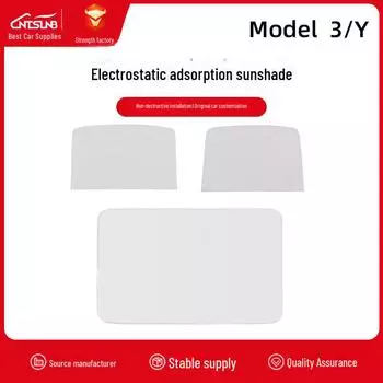 Tesla Model Y/3 Sunshade: Full Car Heat Insulation & UV Protection for Front Windshield