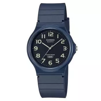 Тест Casio с низким уровнем шума CSAT, аналоговые общественные часы темно-синего цвета 2B