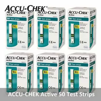 Тест-полоски ACCU CHEK Active 300 EXP=2025
