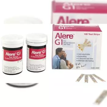 Тест-полоски Alere G1, 100 полосок (Многоцветный)