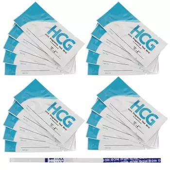 Тест-полоски для ранней беременности PH LH HCG EARLY, наборы для тестирования 20 шт., набор для измерения мочи для взрослых, набор для теста на беременность A