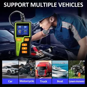 Тестер аккумулятора автомобиля BT30, анализатор аккумуляторной системы 12 В 24 В, считыватель диагностических кодов состояния запуска и зарядки, тестер CCA чёрный