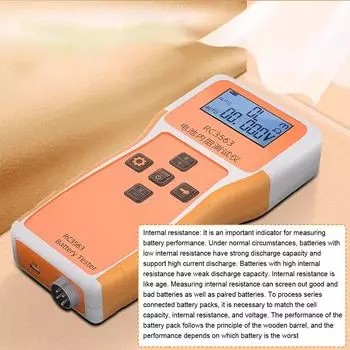 Тестер аккумуляторов RC3563 18650 с высокой точностью измерения внутреннего сопротивления напряжения. Тестер аккумуляторов True 4Wire Tritium Lithy Iron Phosphate.