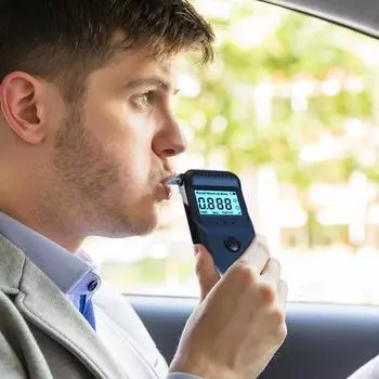 Тестер алкоголя Алкотестер Точный карманный алкотестер Тестер алкоголя в крови Легкий персональный алкотестер Алкоголь в выдыхаемом воздухе france