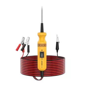 Тестер автомобильных цепей, силовой зонд AUTOOL BT160, автомобильный диагностический инструмент, встроенный сканер электрического напряжения для 12 В 24 В