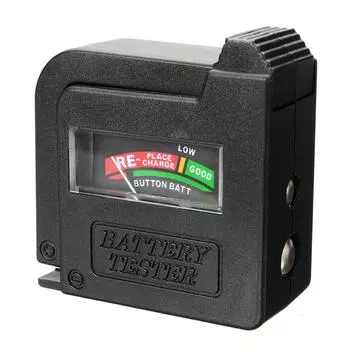 Тестер батареи CDN AA AAA 9 В 1,5 В Детектор проверки емкости таблеточных элементов ЖК-дисплей Диагностический инструмент для измерения емкости