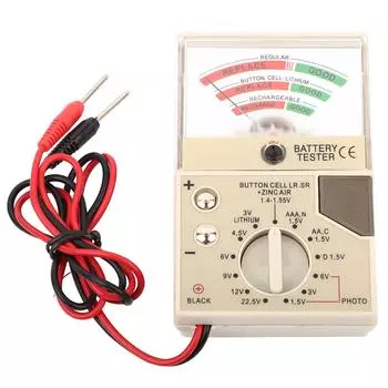 Тестер батареи для часов Портативный инструмент для ремонта часов Аксессуар для производителей часов