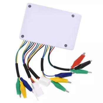 Тестер бесщеточного двигателя Электромобиль Электронный велосипед Скутер Тестер контроллера бесщеточного двигателя белый