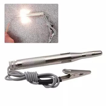 Тестер цепи автомобиля, мотоцикла, 6 В, 12 В, 24 В, вольтметр, световой индикатор