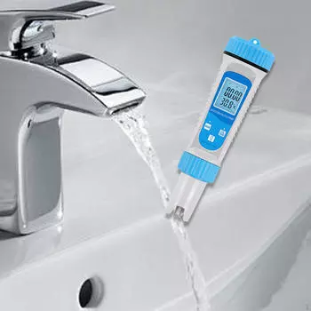 Тестер качества воды цифровой Temp Salt, Tds Meter, 6 в 1 Pen Meter