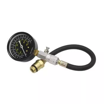 Тестер компрессии бензинового двигателя автомобиля, автомобильный манометр для бензинового двигателя, диагностический с адаптером