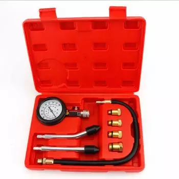 Тестер компрессии для бензиновых двигателей красный