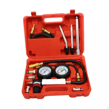 Тестер манометра цилиндра Инструмент для измерения компрессии Испытание на утечку давления