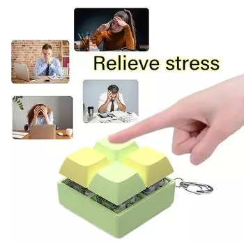 Тестер переключателей с 4 клавишами, пробники, механические клавиатуры, инструмент для тестирования переключателей, светодиодная игрушка-брелок 5