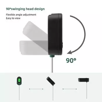 Тестер pH почвы 5 в 1 Солнечный свет Влажность pH Температура Визуальная сигнализация Измеритель кислотности Тестер почвы зелёный