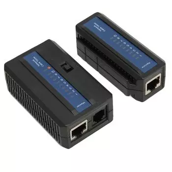 Тестер сетевого кабеля LAN Cable Phone Line Инструмент двойного назначения для обслуживания RJ45 RJ11 RJ12 CAT5